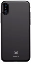 TPU чехол Baseus Thin Case (one color) для Apple iPhone X (5.8") (Черный) (WIAPIPHX-ZB01)