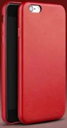 Кожаная накладка iPaky для Apple iPhone 6/6s (4.7") (Красный)