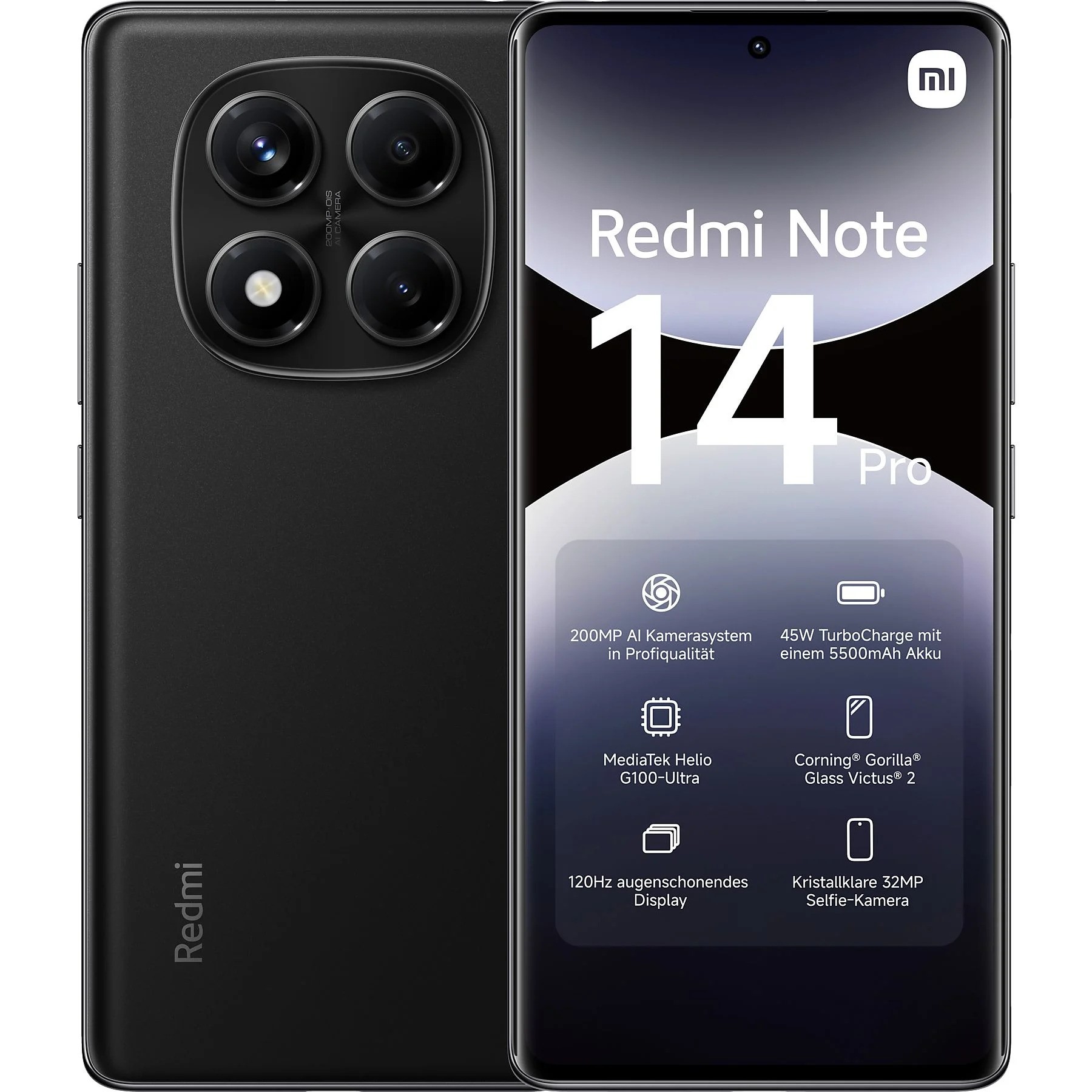 Xiaomi Redmi Note 14 Pro 12 512GB Midnight Black EU купить в Одессе