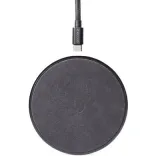 Зарядное устройство Decoded Wireless Fast Charger Leather Pad 10W Black Metal/Black (D8WC1BK)