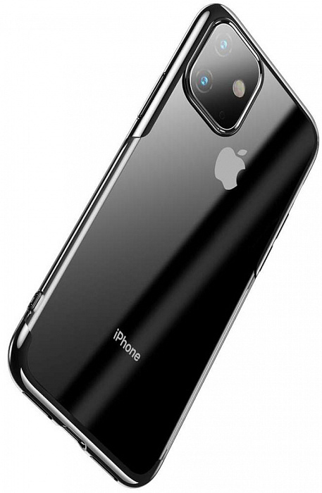 Baseus Shining Case for iPhone 11 Black (ARAPIPH61S-MD01) - ITMag
