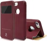 Чехол Baseus Simple Series Leather Case iPhone 7 Wine Red (LTAPIPH7-SM09)