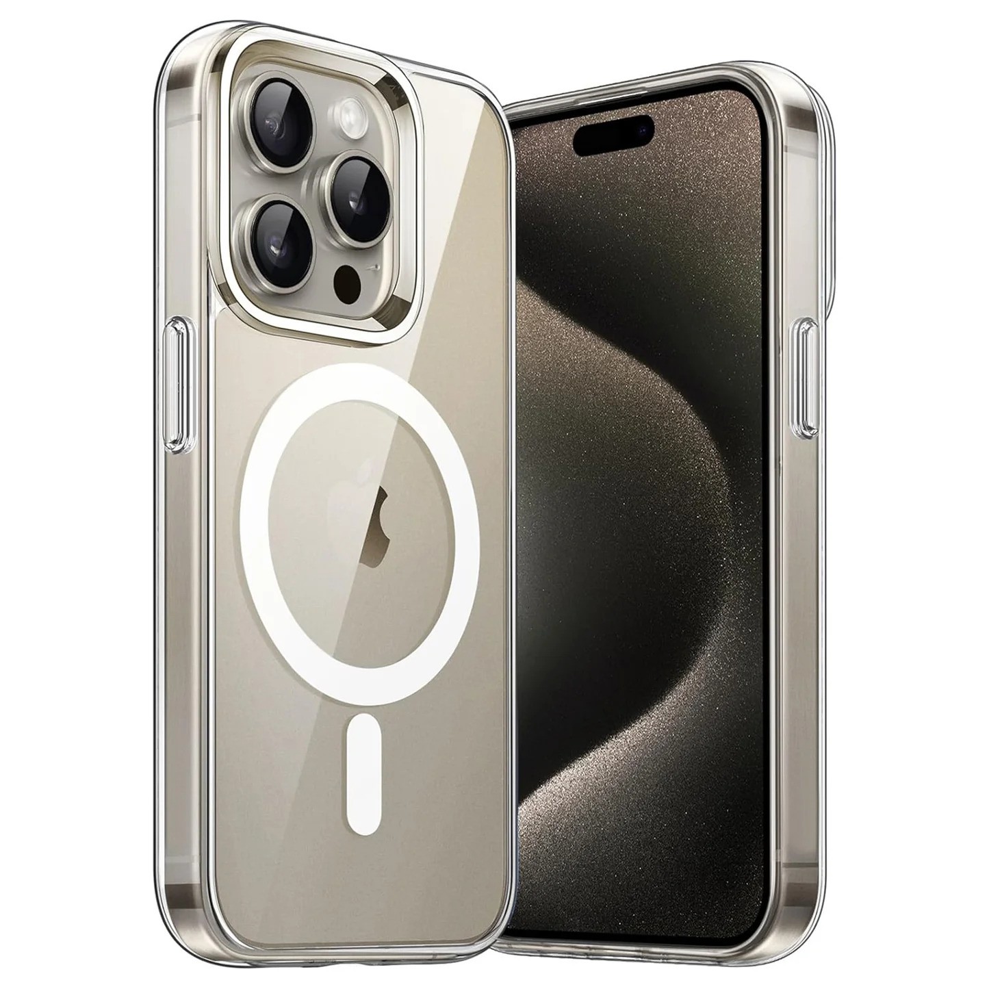 Unique MagSafe Case for iPhone 15 Pro Max (6,7) Transparent - ITMag