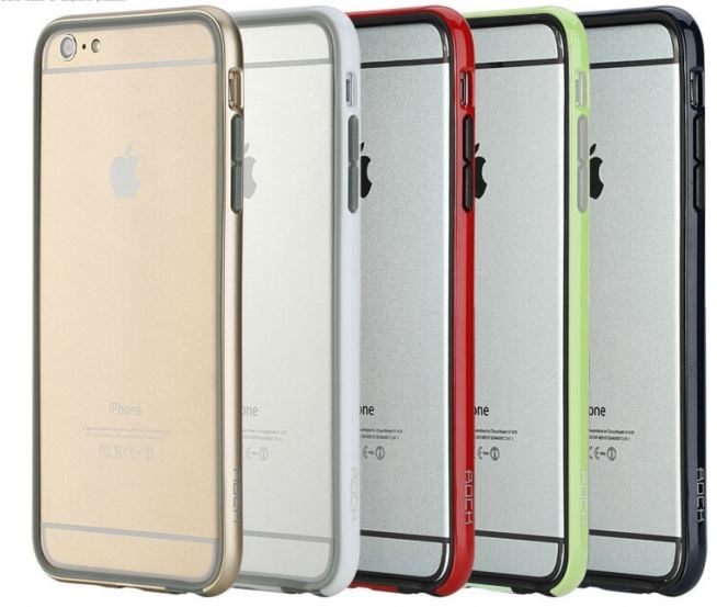 Бампер ROCK Duplex Slim Guard для Apple iPhone 6 Plus/6S Plus (5.5") (Золотой / Champagne gold) - ITMag