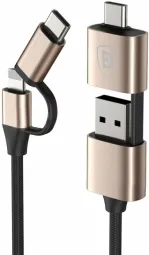 Кабель Baseus Cable 5IN1 Multifunctional Gold Lightning/USB-C/microUSB/USB (CA5IN1-0V)