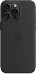 Apple iPhone 15 Pro Max Silicone Case with MagSafe - Black (MT1M3) Copy