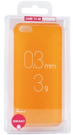 Ozaki O!coat 0.3 Jelly Orange for iPhone 5/5S (OC533OG) - ITMag