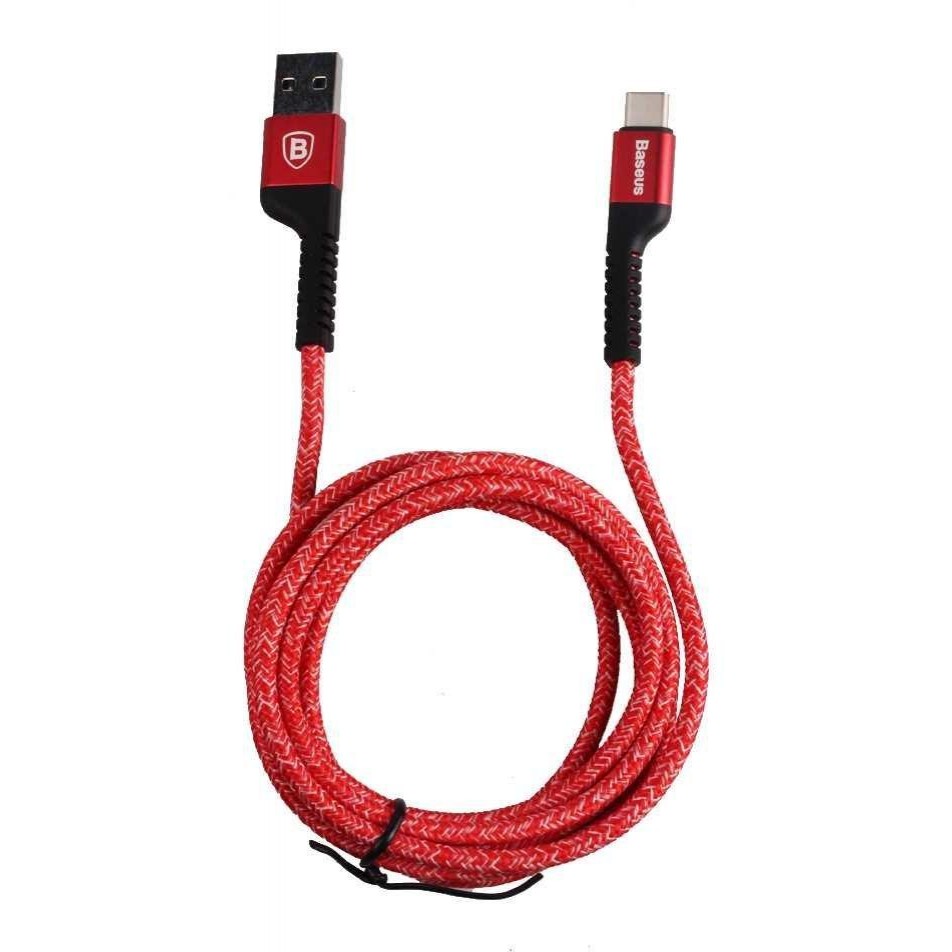 Кабель Baseus USB Cable to USB-C Confidant Anti-break 1m Red (CATZJ-A09) - ITMag