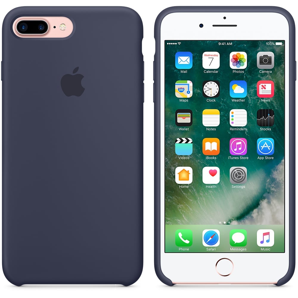Apple iPhone 7 Plus Silicone Case - Midnight Blue MMQU2 - ITMag