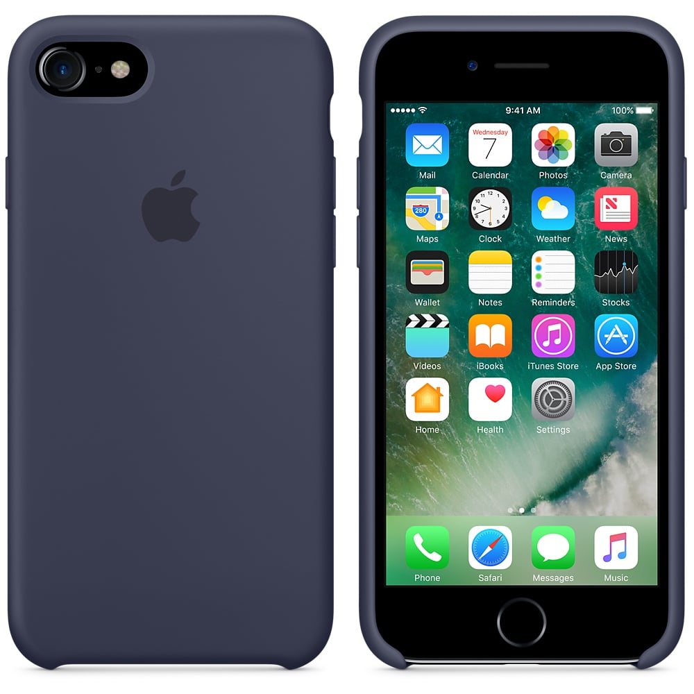 Apple iPhone 7 Silicone Case - Midnight Blue MMWK2 - ITMag