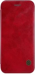Кожаный чехол (книжка) Nillkin Qin Series для Apple iPhone 7 (4.7") (Красный)