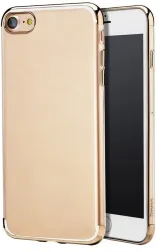 Чехол Baseus Shining Case (TPU) For iphone7 Gold (ARAPIPH7-MD0V)