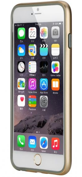 Бампер ROCK Duplex Slim Guard для Apple iPhone 6/6S (4.7") (Золотой / Gold) - ITMag
