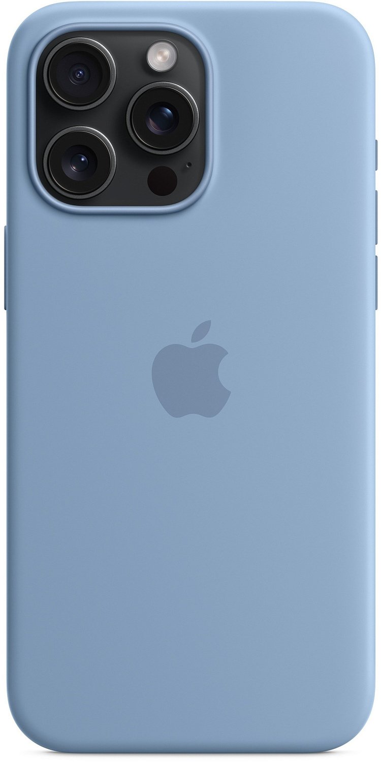 Apple iPhone 15 Pro Silicone Case with MagSafe - Winter Blue (MT1L3) Copy - ITMag