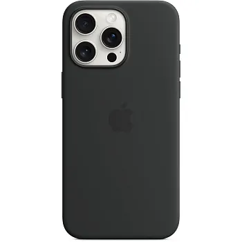 Apple iPhone 15 Pro Max Silicone Case with MagSafe - Black (MT1M3) Copy - ITMag