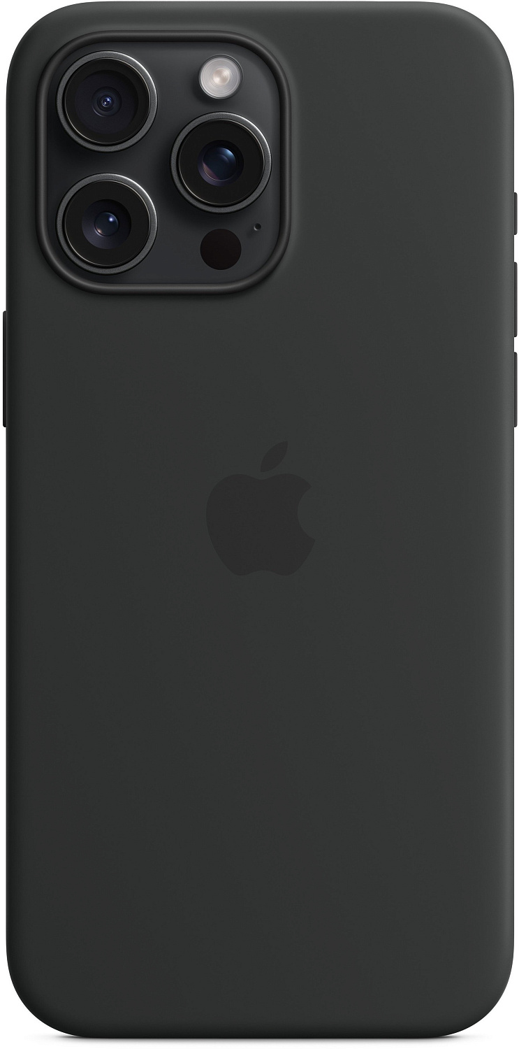 Apple iPhone 15 Pro Silicone Case with MagSafe - Black (MT1A3) Copy - ITMag