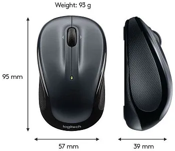 Logitech M325 Wireless Mouse Dark Silver (910-002334) - ITMag