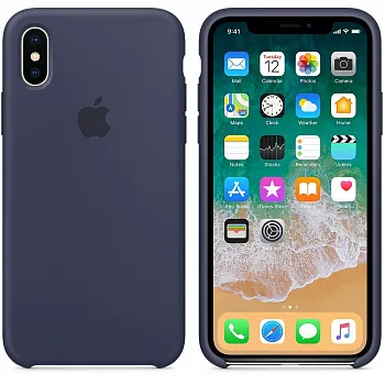 Apple iPhone X Silicone Case - Midnight Blue (MQT32) - ITMag