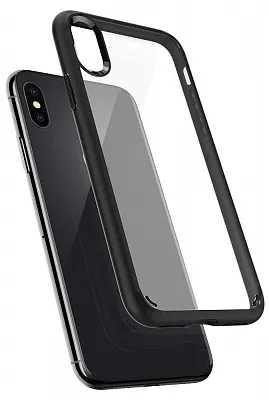 Spigen Case Ultra Hybrid for iPhone X Matt Black (057CS22129) - ITMag