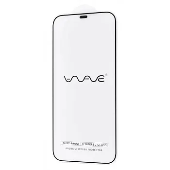 Защитное стекло WAVE Dust-Proof iPhone 12/12 Pro (black) - ITMag