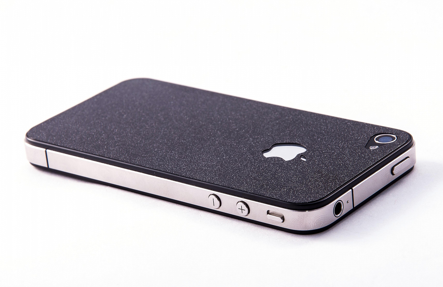 Пленка защитная EGGO iPhone 4/4S Crystalcover black BackSide (черная, перламутровая) - ITMag