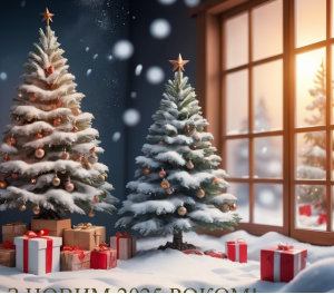 С Новым 2025 годом! Пусть мир, тепло и радость наполнят ваш дом