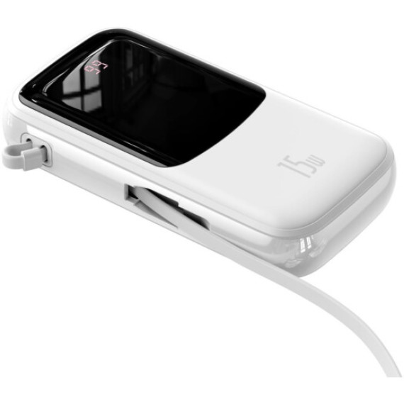 Baseus Qpow 20000mAh 15W Display +Type-C White (PPQD-G02)