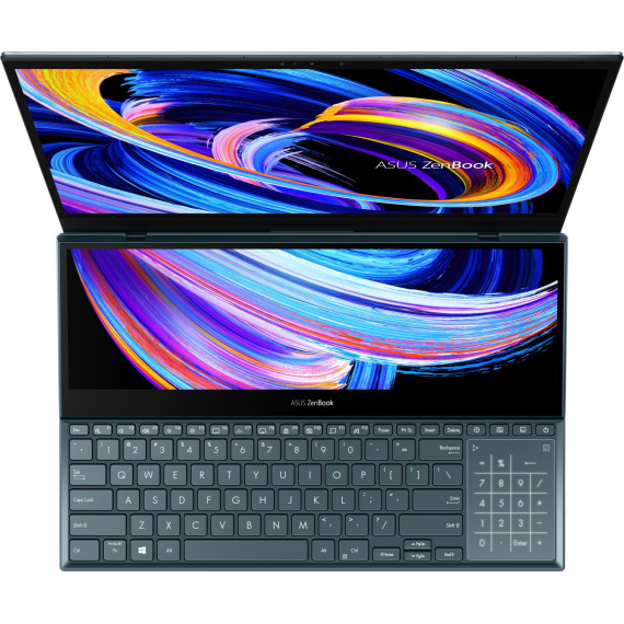 ASUS Zenbook Pro Duo 15 OLED UX582ZW Celestial Blue (UX582ZW-H2037X, 90NB0Z21-M002V0)