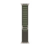 Apple Watch Ultra GPS + Cellular 49mm Titanium Case with Green Alpine Loop - Medium (MQEW3/MQFN3)