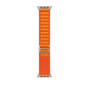 Apple Watch Ultra GPS + Cellular 49mm Titanium Case with Orange Alpine Loop - Medium (MQEU3/MQFL3)