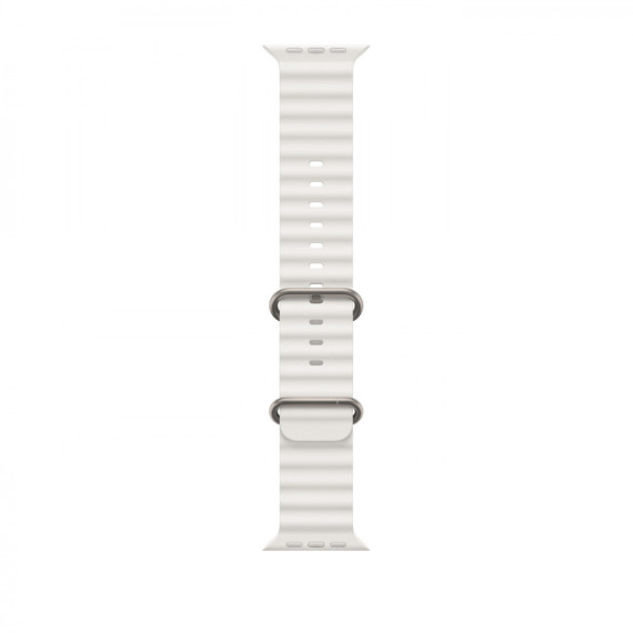 Apple Watch Ultra GPS + Cellular 49mm Titanium Case with White Ocean Band (MNH83/MNHF3)