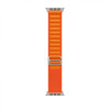 Apple Watch Ultra GPS + Cellular 49mm Titanium Case with Orange Alpine Loop - Large (MQEV3/MQFM3)