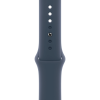 Apple Watch Series 9 GPS 41mm Silver Aluminum Case w. Storm Blue S. Band - S/M (MR903)