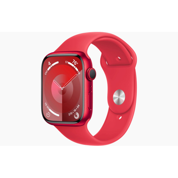 Apple Watch Series 9 GPS 45mm PRODUCT RED Alu. Case w. PRODUCT RED Sport Band - M/L (MRXK3)