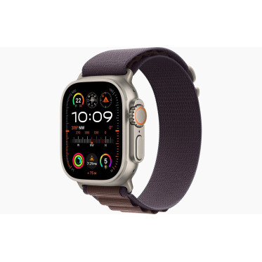Apple Watch Ultra 2 GPS + Cellular 49mm Titanium Case with Indigo Alpine Loop - Small (MRER3)