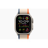 Apple Watch Ultra 2 GPS + Cellular 49mm Titanium Case with Orange/Beige Trail Loop - M/L (MRF23)