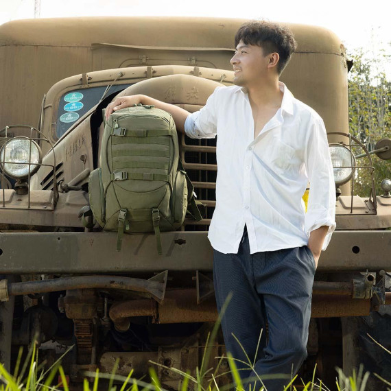 Рюкзак Xiaomi TANJIEZHE Explorer Large Capacity Outdoor Tactical Backpack Black (3290541)