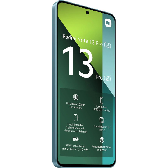 Xiaomi Redmi Note 13 Pro 5G 12/512GB Ocean Teal EU