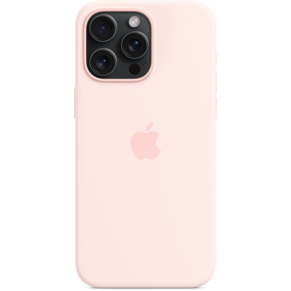 Apple iPhone 15 Pro Silicone Case with MagSafe - Light Pink (MT1F3) Copy
