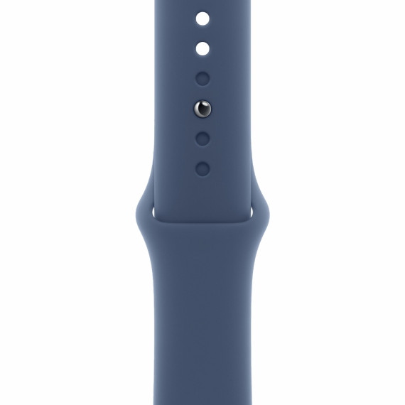 Apple Watch Series 10 GPS 46mm Silver Alu. Case w. Denim Sport Band - S/M (MWWL3)