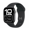 Apple Watch Series 10 GPS 42mm Jet Black Alu. Case w. Black Sport Band - S/M (MWWE3)