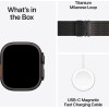 Apple Watch Ultra 2 GPS + Cellular 49mm Black Titanium Case w. Black Titanium Milanese Loop - S (MX4W3)