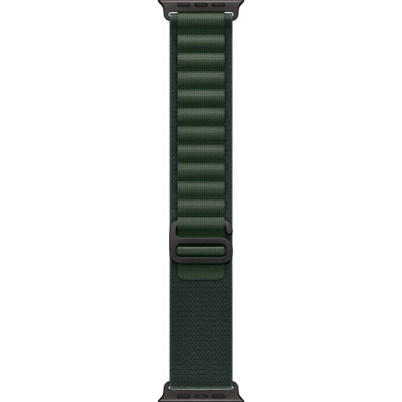 Apple Watch Ultra 2 GPS + Cellular 49mm Black Titan. Case w. Dark Green Alpine Loop - Large (MX4T3)