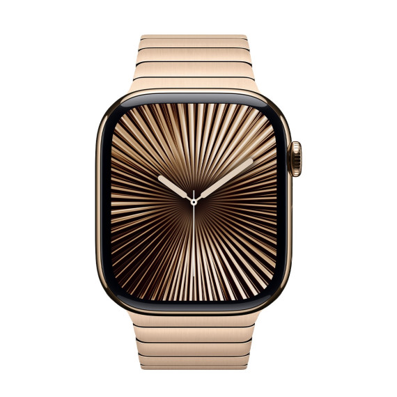 Apple Watch Series 10 GPS + Cellular 46mm Gold Titanium Case w. Gold Link Bracelet (MX183+MXMH3)