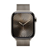 Apple Watch Series 10 GPS + Cellular 42mm Natural Titanium Case w. Natural Milanese Loop (MWXF3)