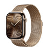 Apple Watch Series 10 GPS + Cellular 42mm Gold Titanium Case w. Gold Milanese Loop (MX083)