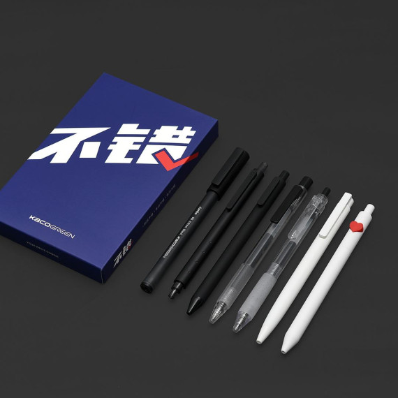 Ручки Xiaomi Youpin KACO Multicolor Gel Ink Pens 7 pcs (6958961236300)