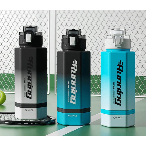 Бутылка для воды Xiaomi Quange Full sports cup black and White Tritan 780Ml Water Cup (697222976470)