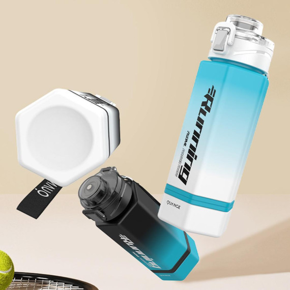 Бутылка для воды Xiaomi Quange Full sports cup White and Blue Tritan 780Ml Water Cup (6972229764763)