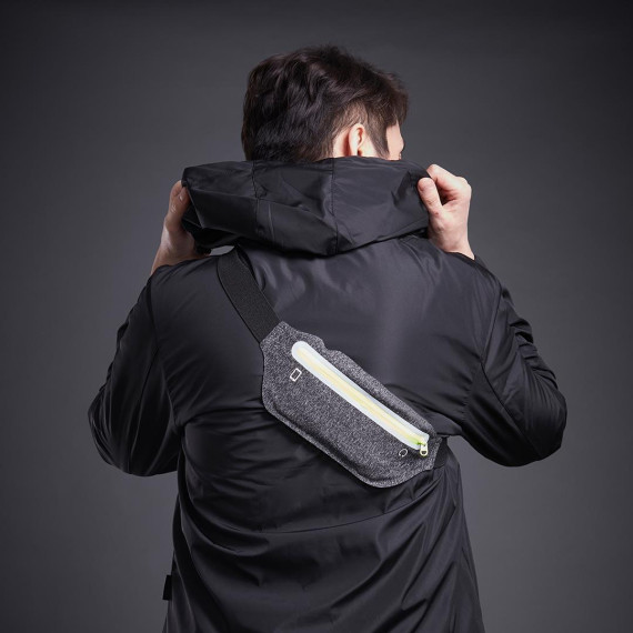 Поясная Спортивная Сумка Xiaomi Youpin Mixing Lightweight Sports Waist Bag Black (3221911)